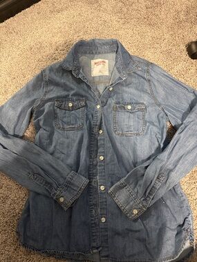 Mossimo Supply Co. Light Blue Denim Shirt
